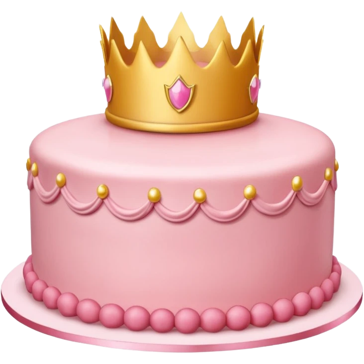 Princess peach cake emoji