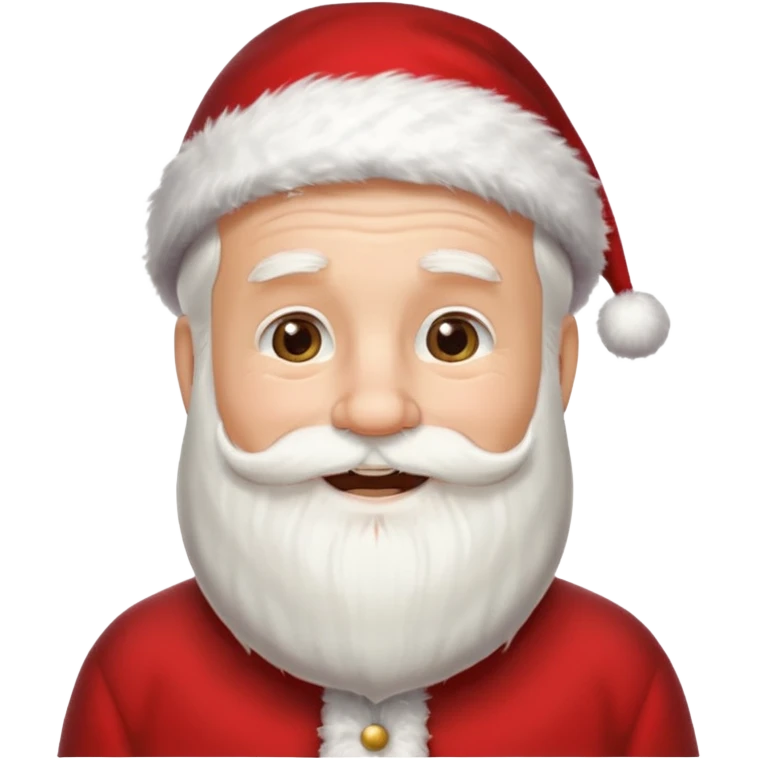 Old man with beard and christmas vibes emoji