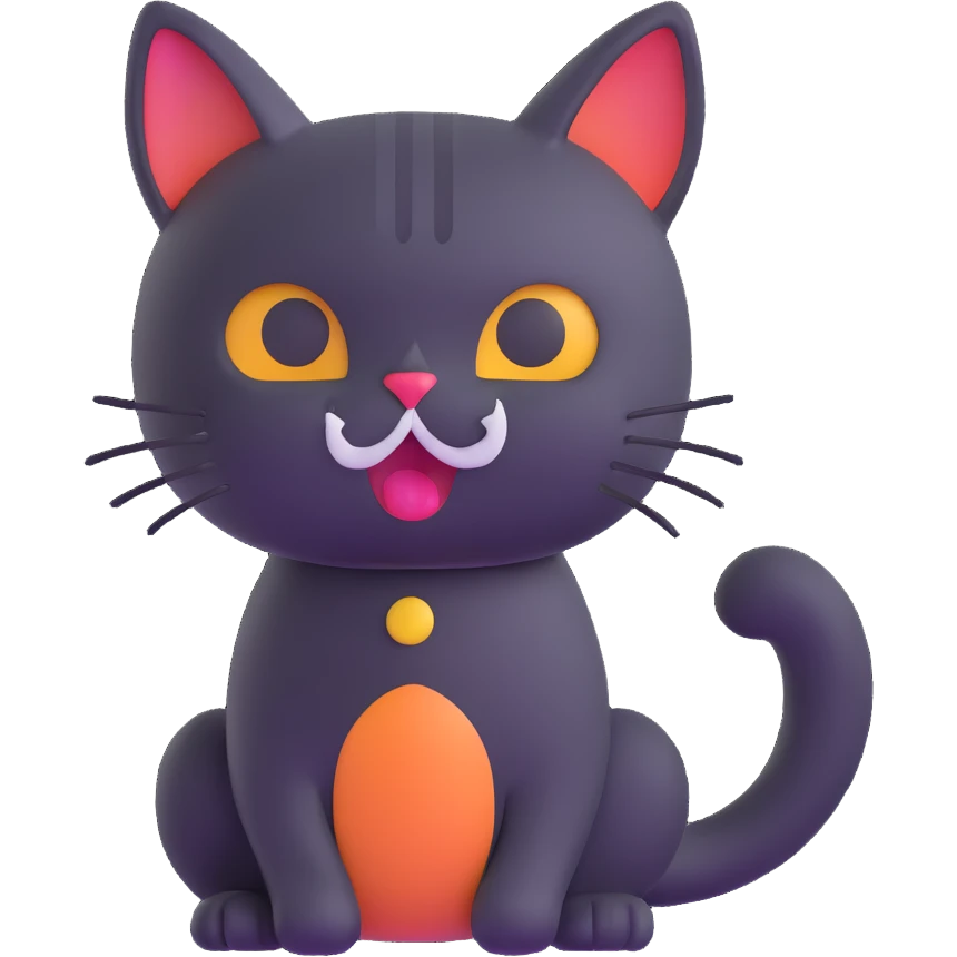 silly cat emoji
