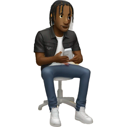 Travis Scott buying a product  emoji