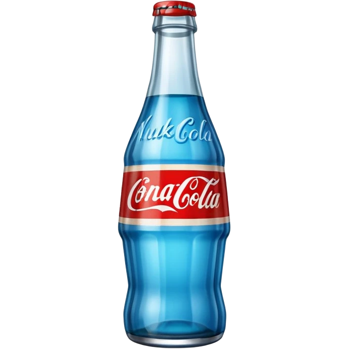 Nuka Cola blue bottle turn right emoji