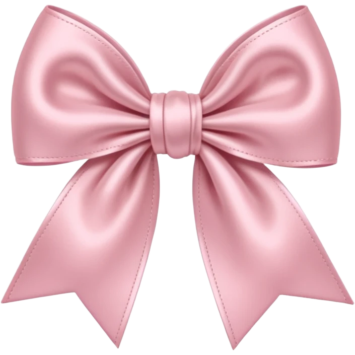 Cute light pink bow  emoji