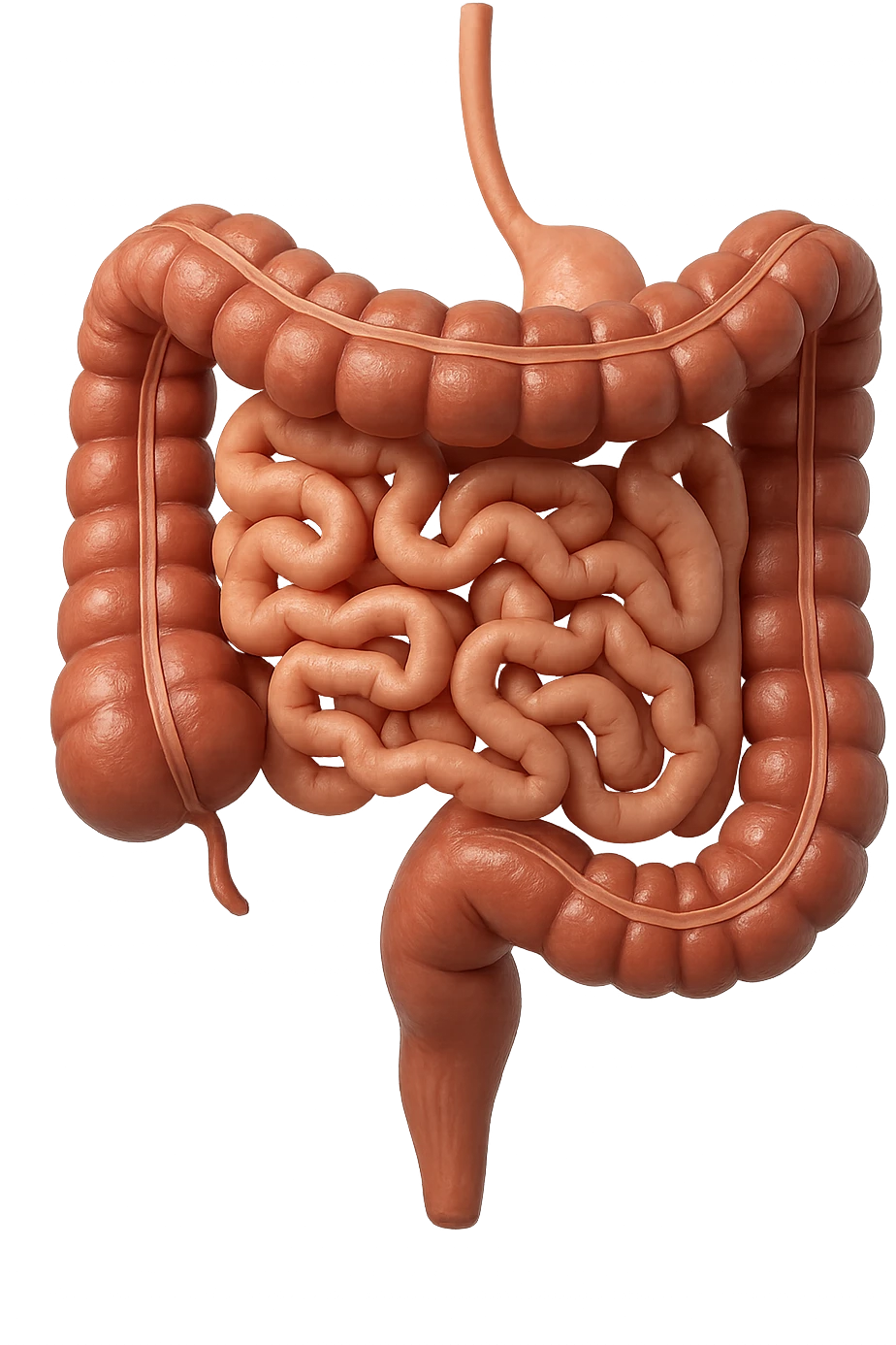 intestino umano 3d emoji