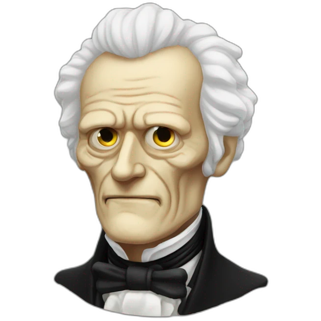 Schopenhauer squelette  emoji