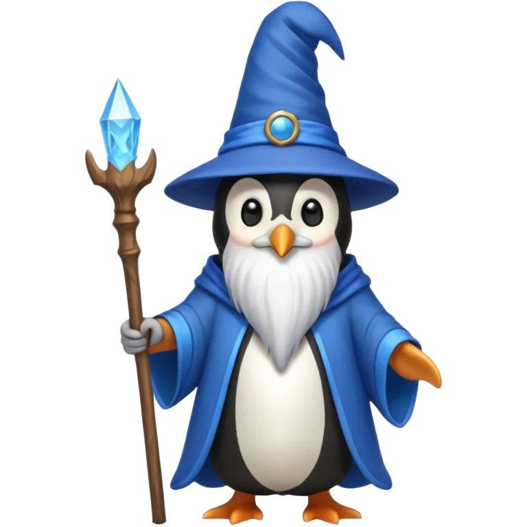 Penguin Wizard emoji