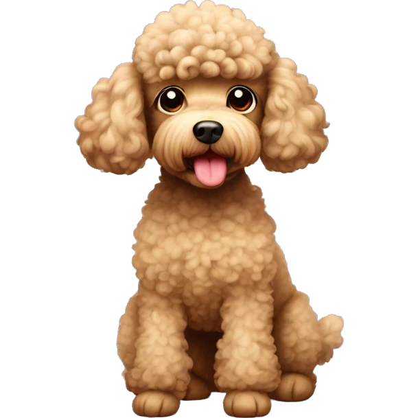 Poodle pooo emoji