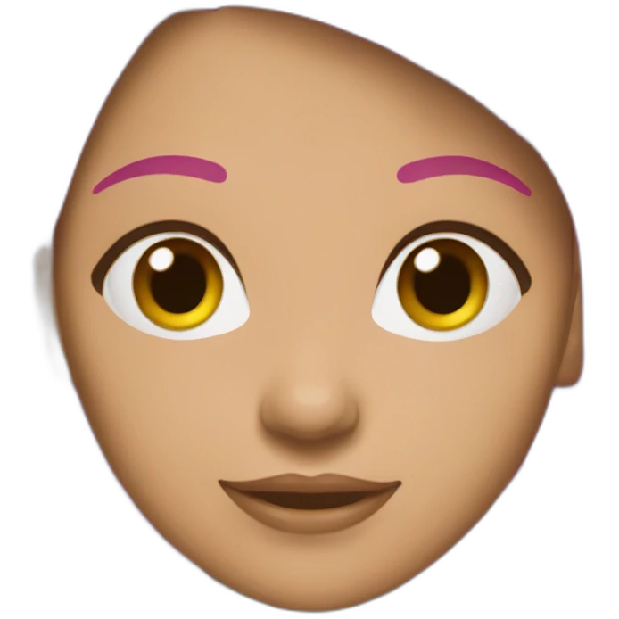 Brunete în pink emoji