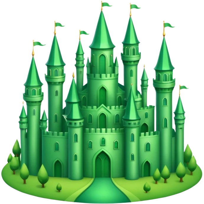 the emerald city from the wizard of oz emoji