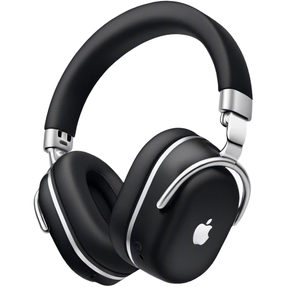 Black AirPod max emoji