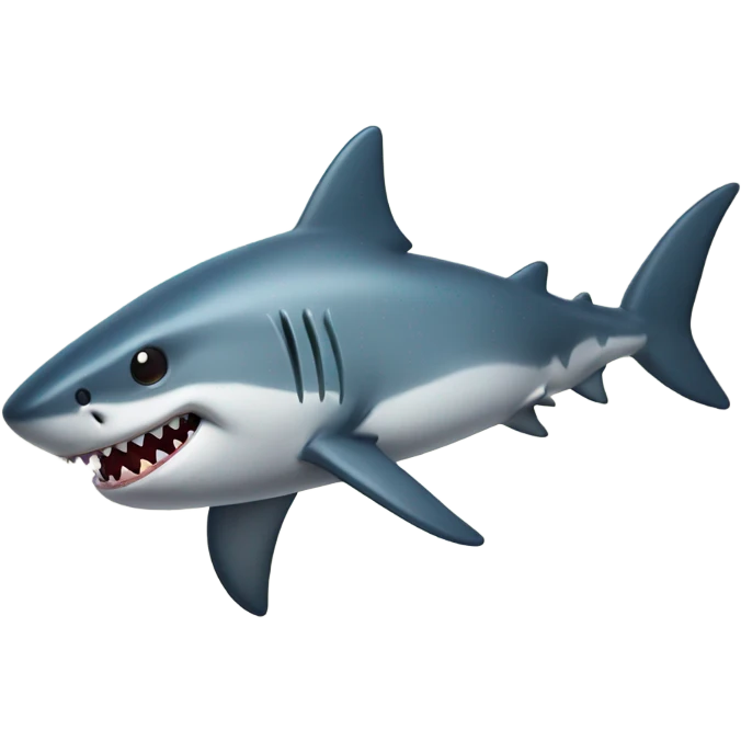 shark with tophat emoji