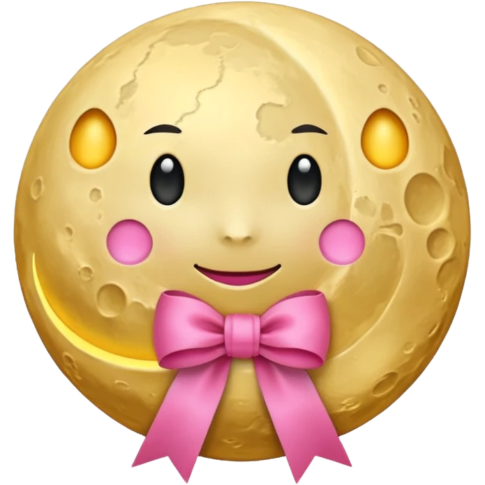 🌕🎀 merge these emojis and make new emoji don't make picture make emoji emoji