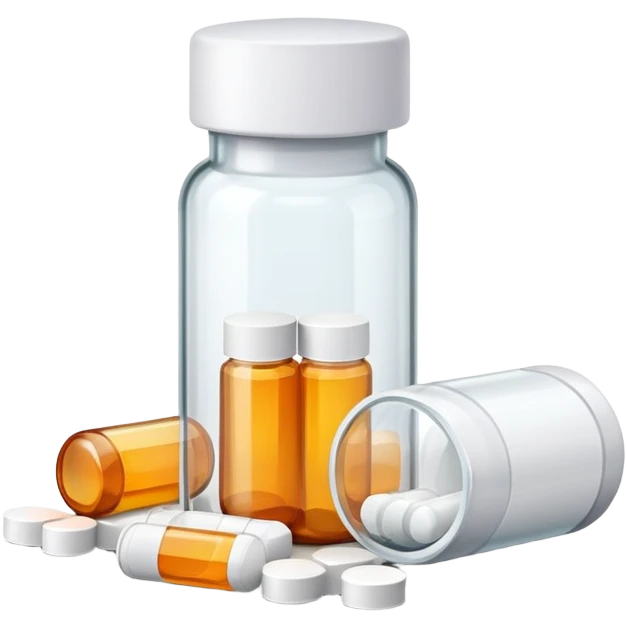 medicine pills and bottle emoji