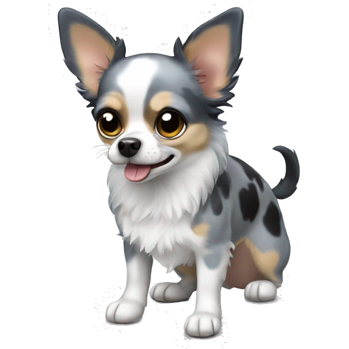 Chihuahua blue merle emoji