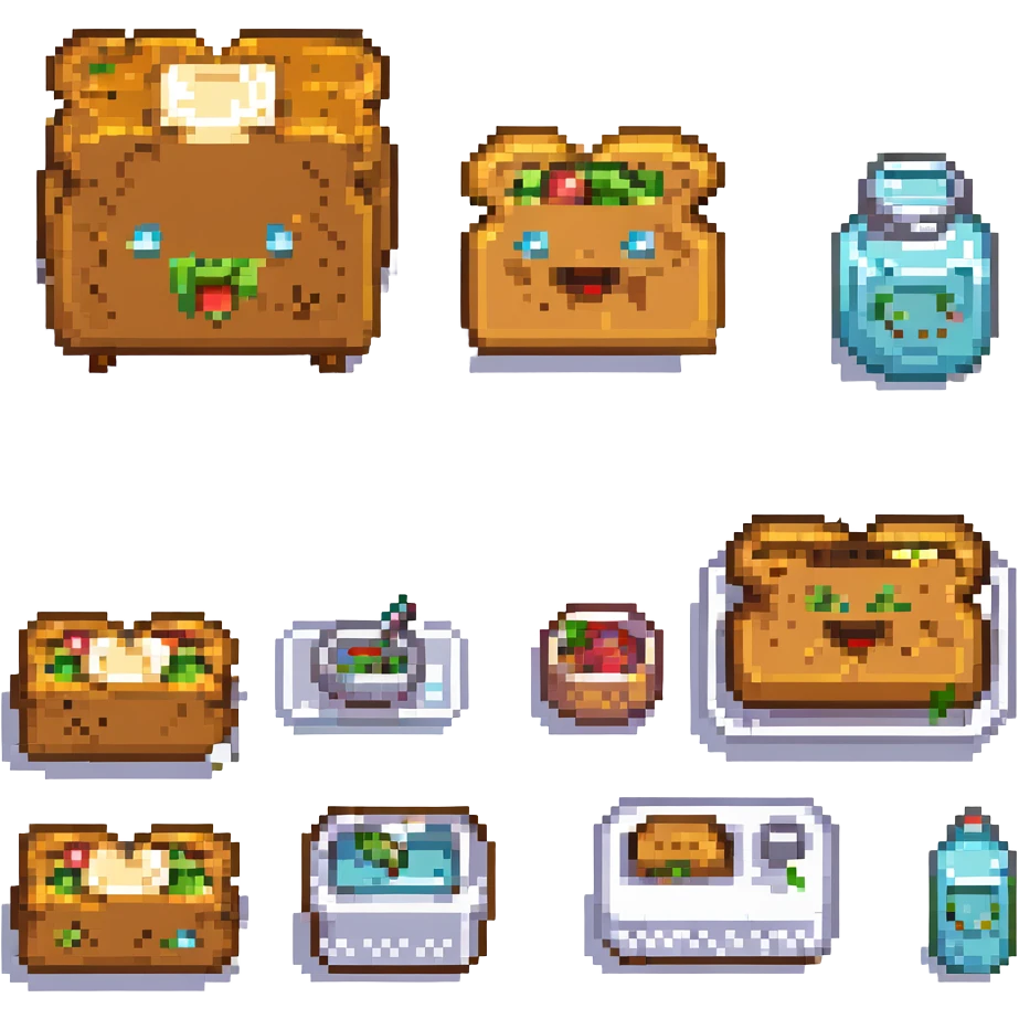 Overcooked toast  emoji