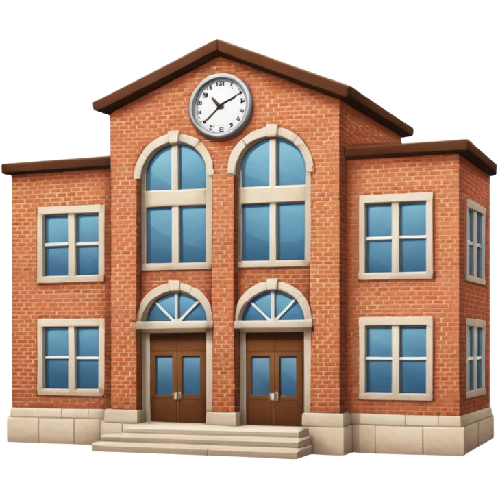 school building emoji