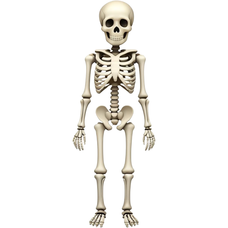 Skeleton (full body) emoji