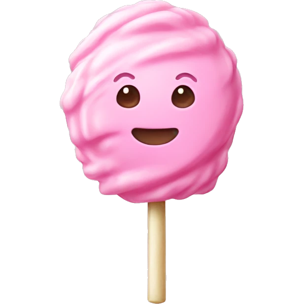 two pastel pink candy emoji
