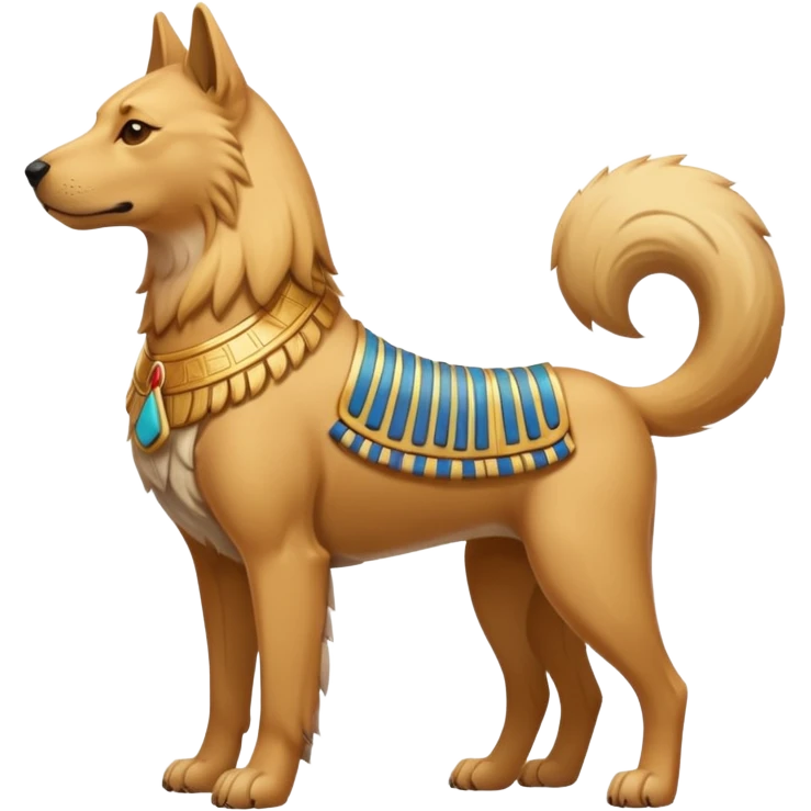 a Protector egypt dog emoji