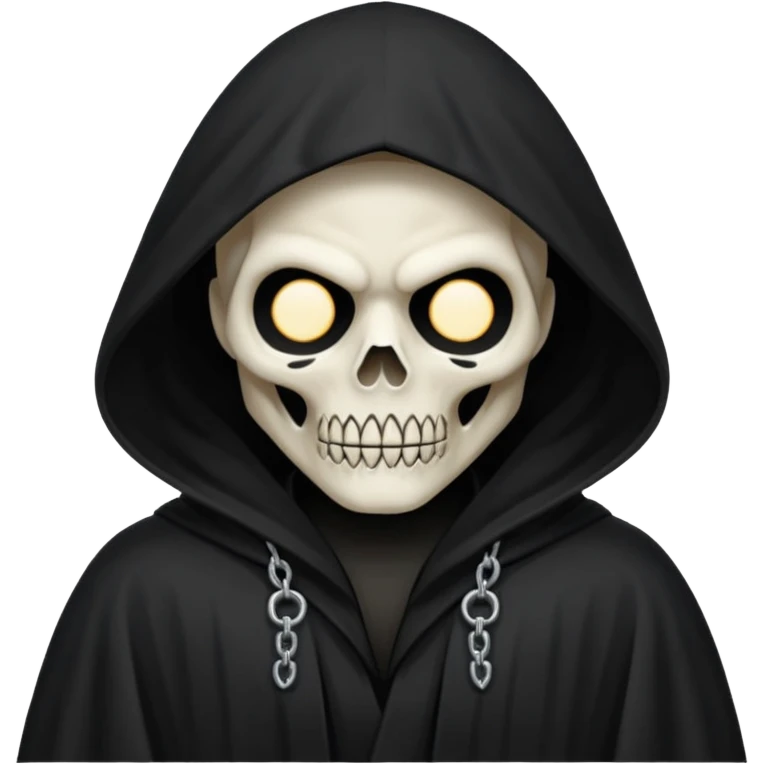 grim ripper without showing his face just him in his black rope emoji