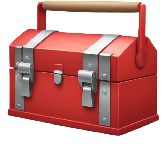 classic red small toolbox emoji
