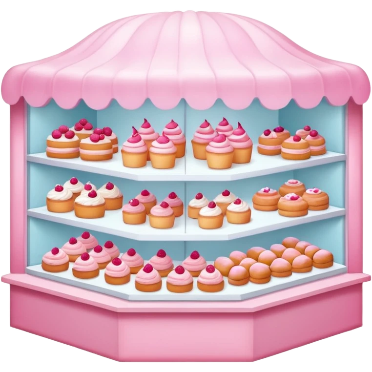 pink bakery shop emoji