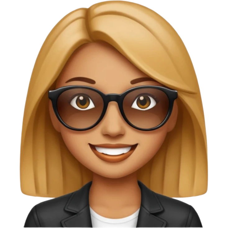 Stylish girl emoji emoji