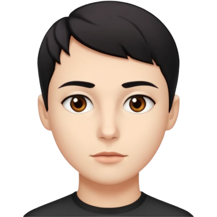 A person who has the sharpest jawline emoji