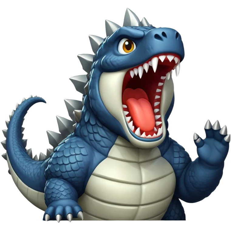 godzilla yelling emoji