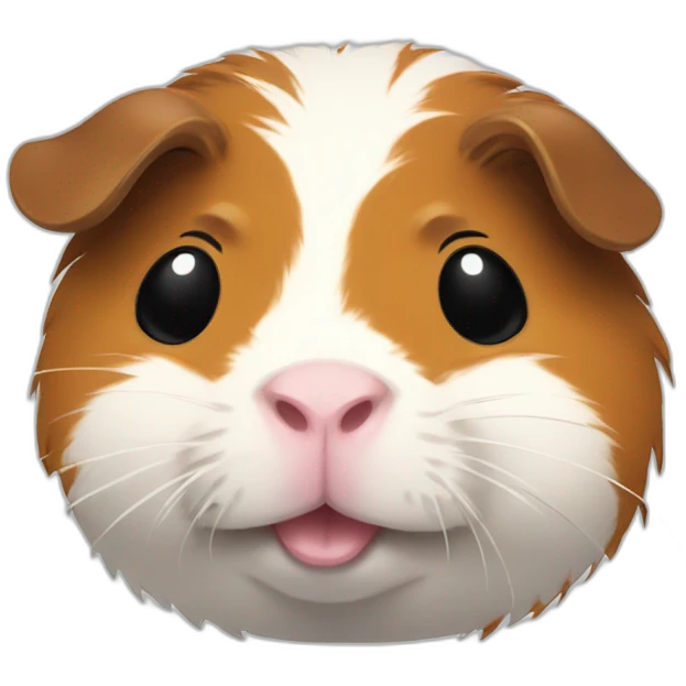 Guinea pig emoji emotions set of 6 emoji