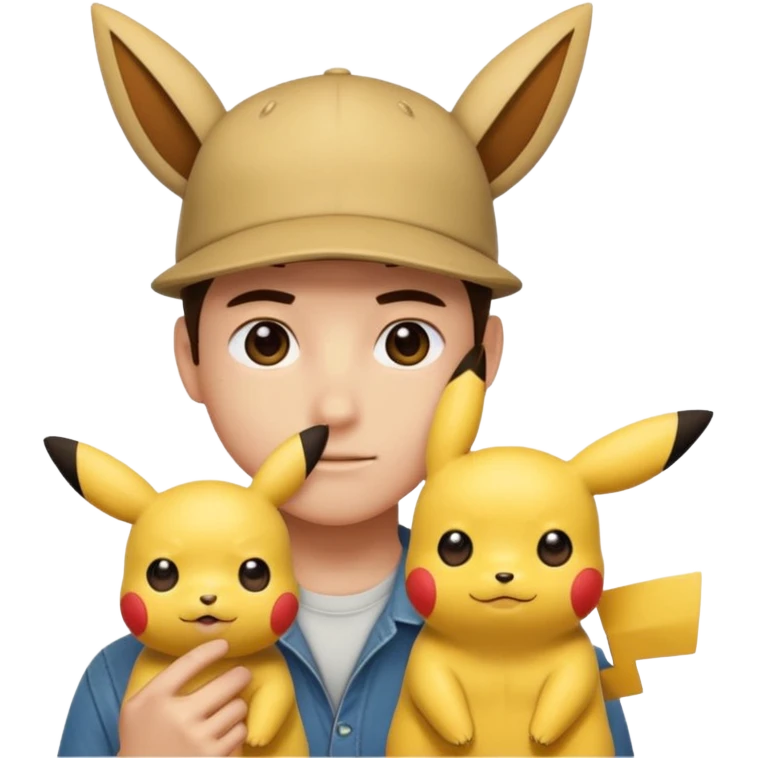 Sacha et pikachu  emoji