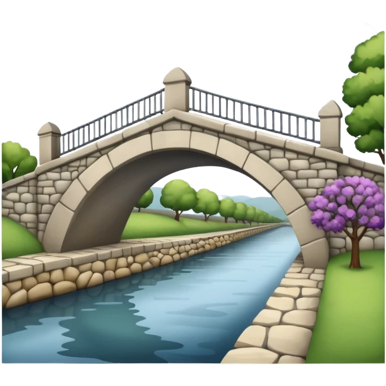 bridge over canal emoji