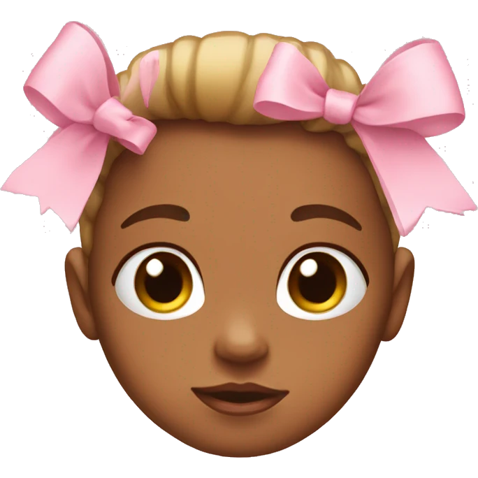 baby pink bow emoji