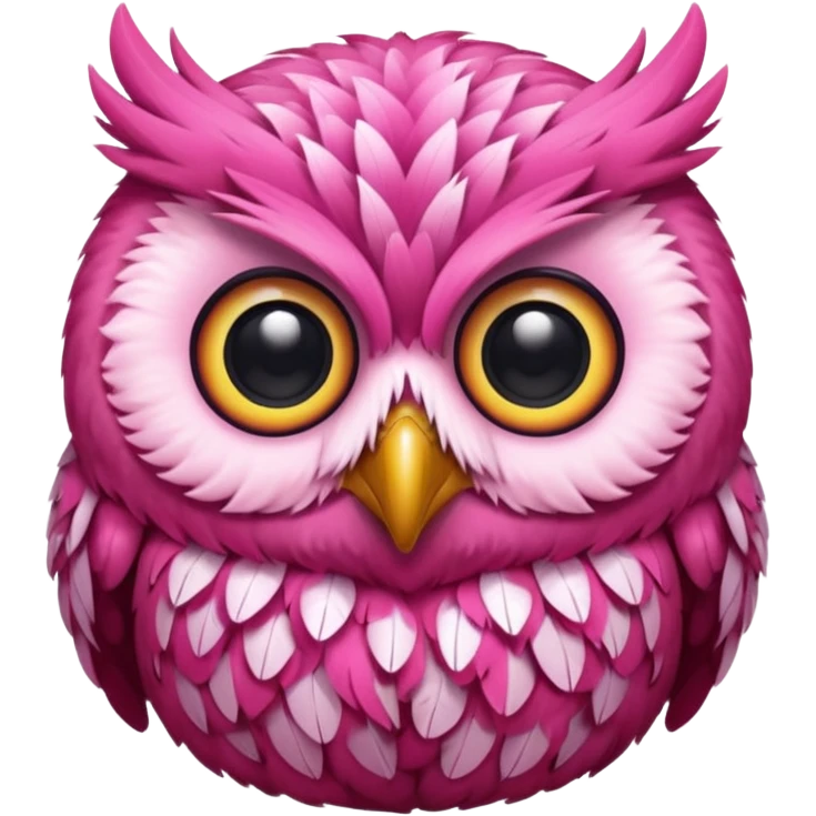 pink owl emoji