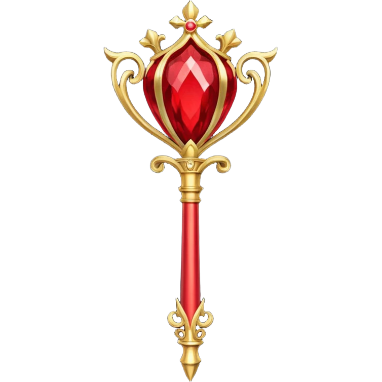 red scepter emoji