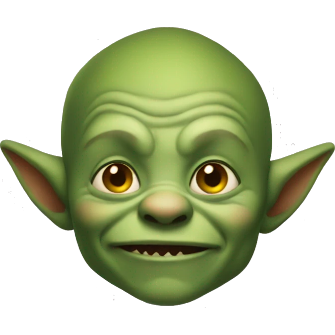 Cute goblin  emoji
