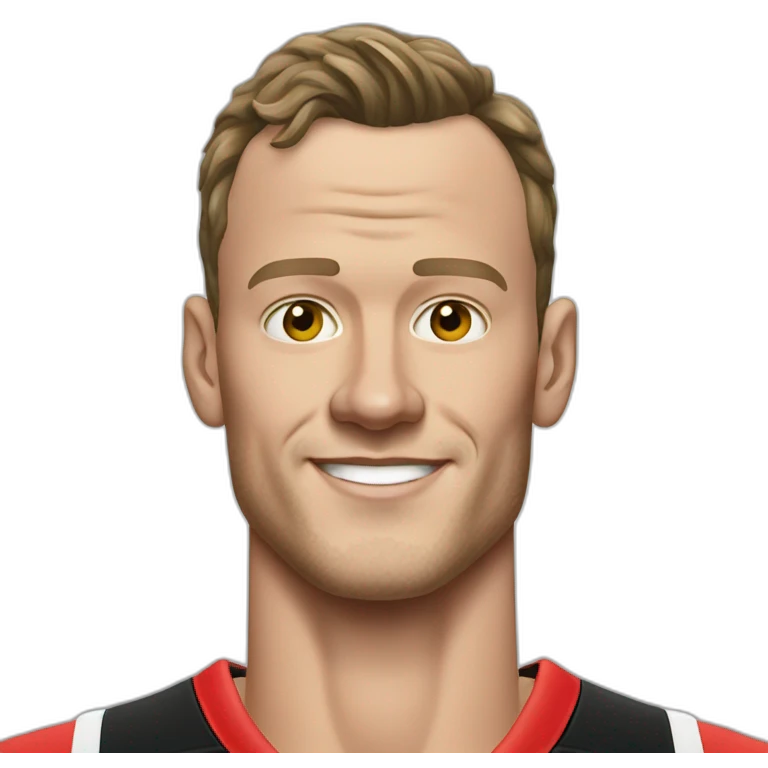 Jonathan Toews as beach bum emoji