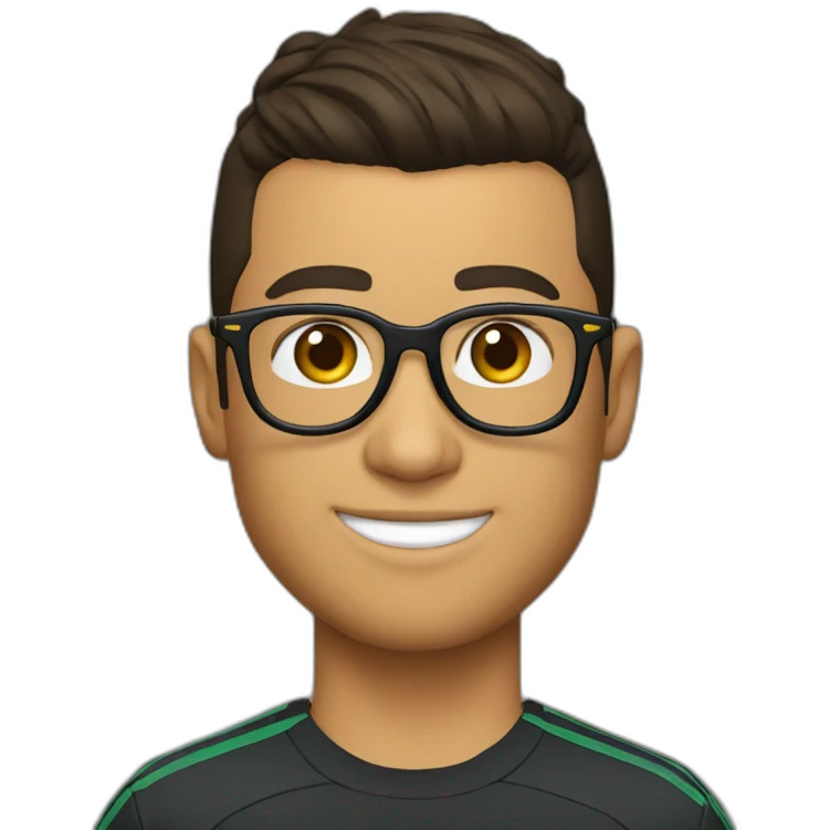 Cr7 glasses emoji
