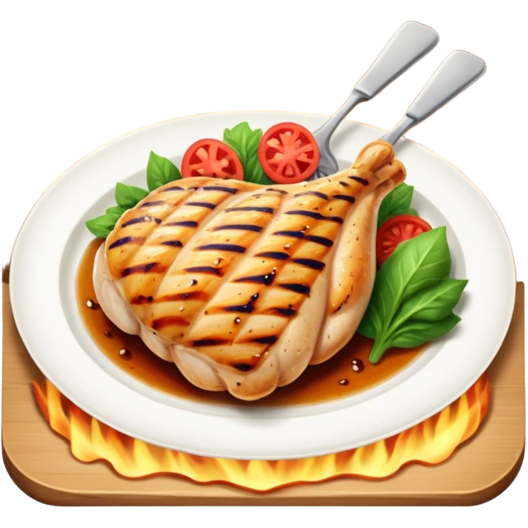 one Grilled Chicken breast emoji