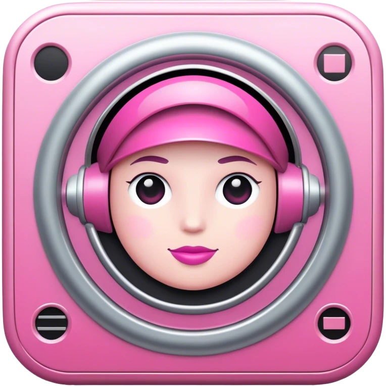 pink autopilot emoji