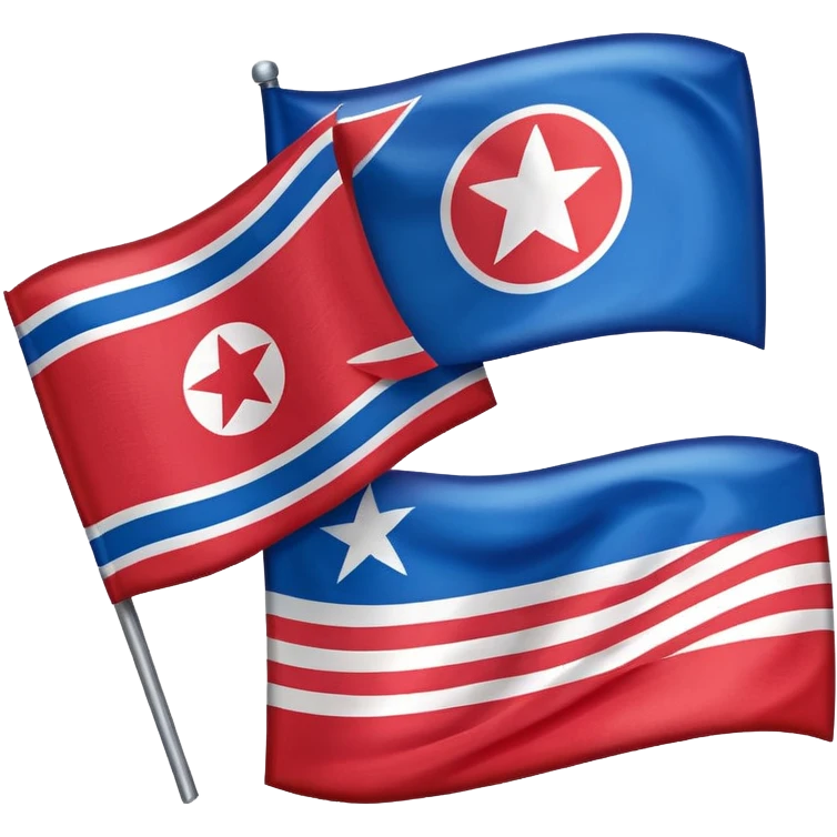 Let's talking about a emoji flag hack combination with Puerto Rico + North Korea emoji flag combination flag hack as a flag image by photo and flag emoji
