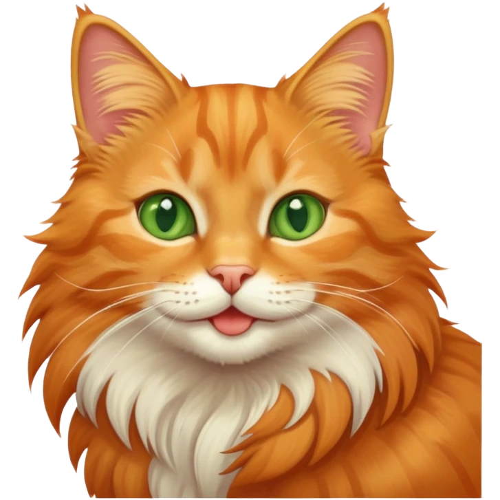 smiling orange tabby cat emoji