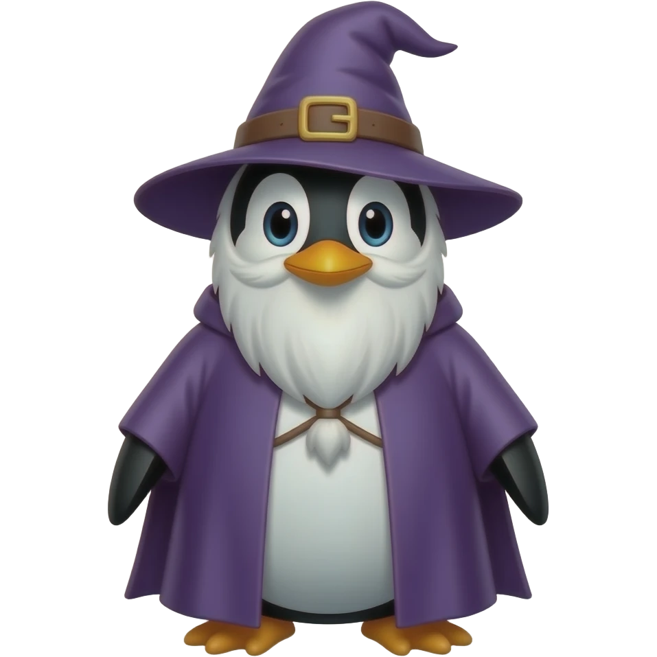 Penguin Wizard emoji