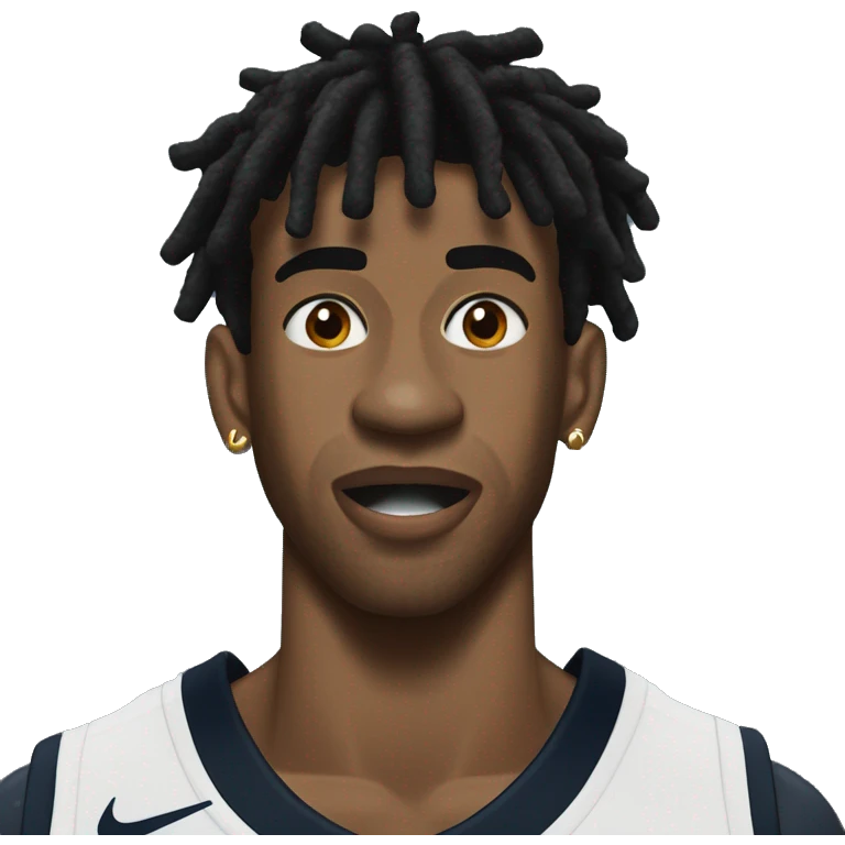 ja morant airballing a shot emoji