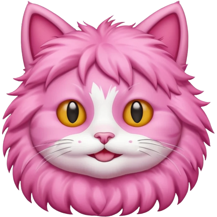 Make a pink cat icon emoji