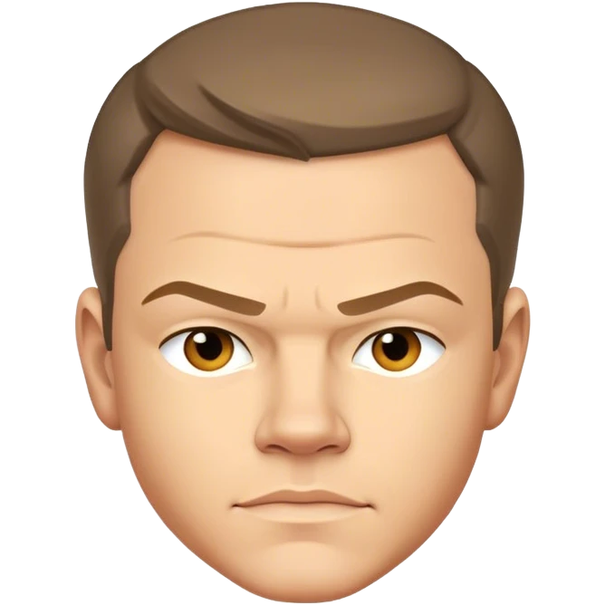 mix photorealistic Matt Damon with main hero of Avatar movie emoji
