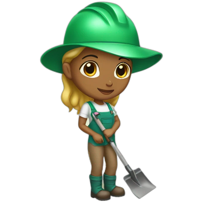 landscape gardener girl emoji