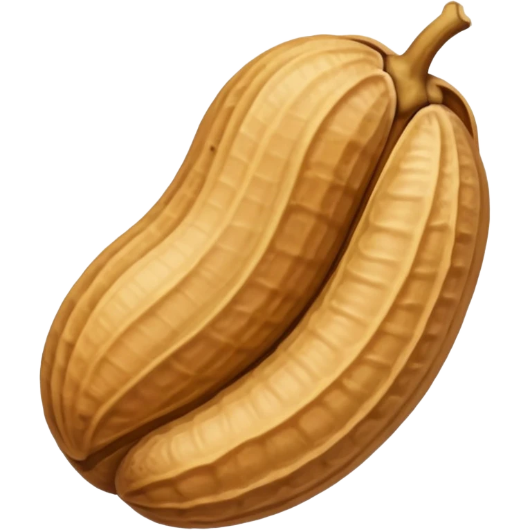 a Peanut with detail (no face) emoji