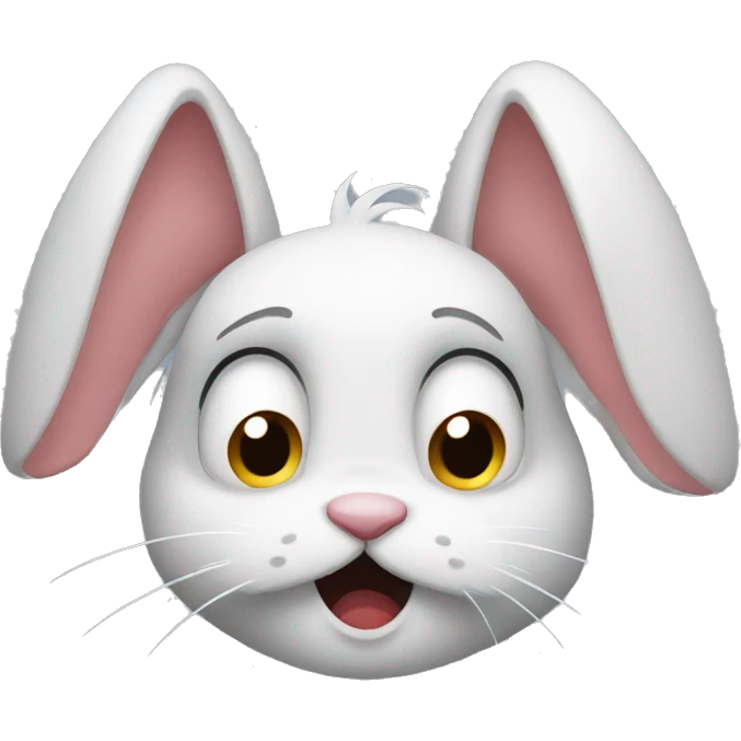 Crying rabbit  emoji