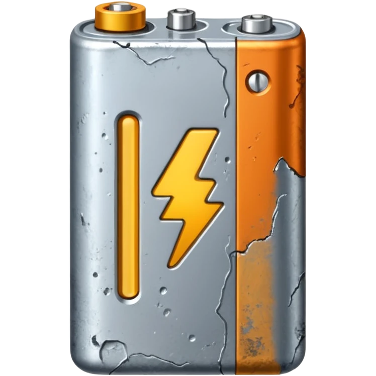 Alkaline Battery draining battery emoji