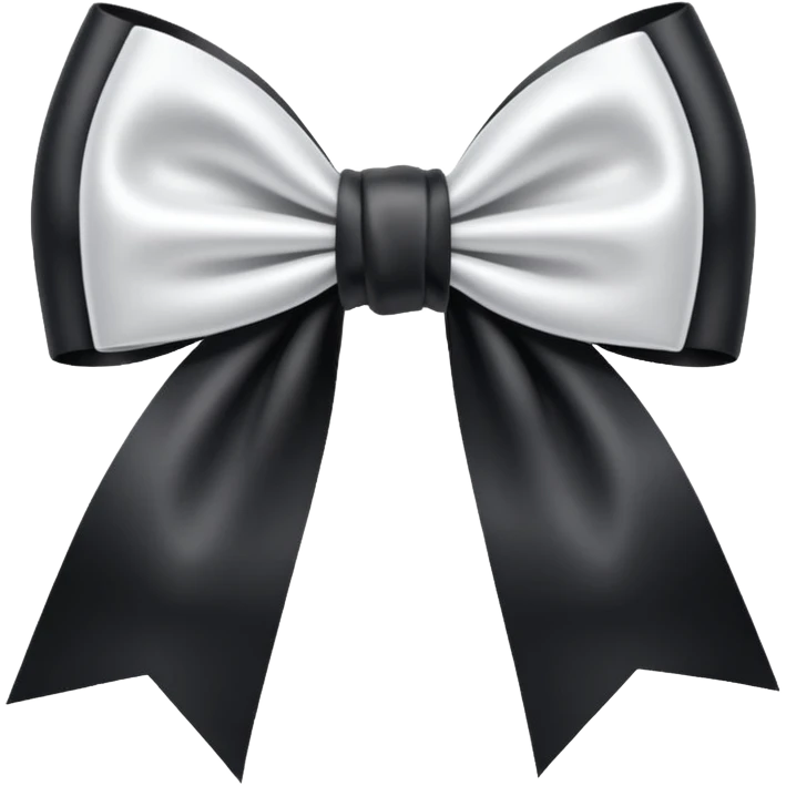 White bow emoji